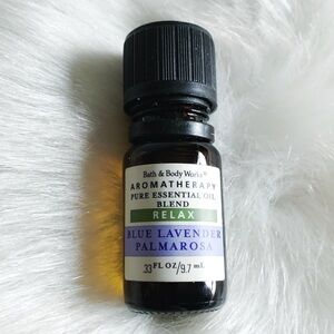 Bath & Body Works Aromatherapy BLUE LAVENDER PALMAROSA Relax Essential Oil RARE